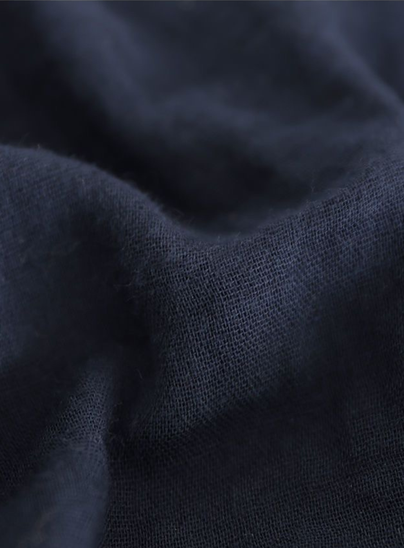 Blue Embroidered Shirt