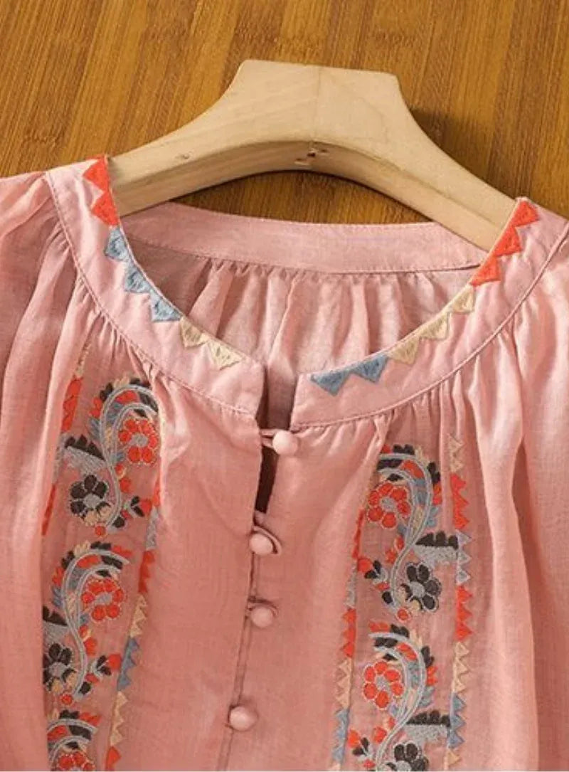 Blush Pink Cotton Top