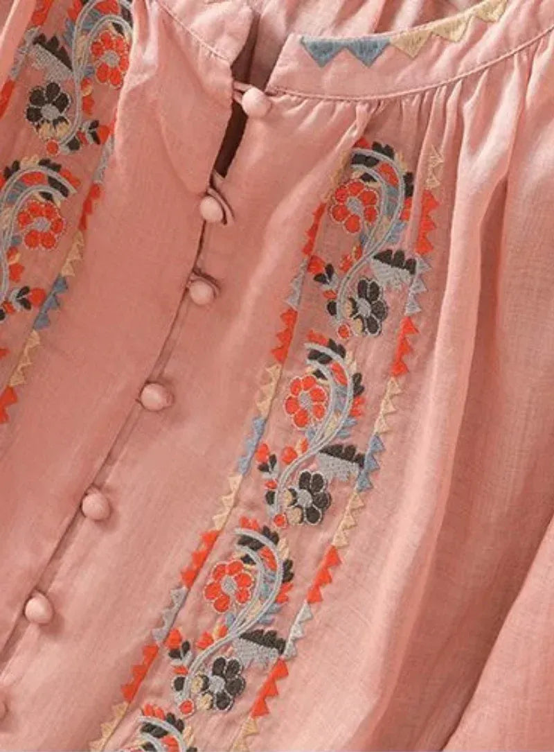 Blush Pink Floral Top