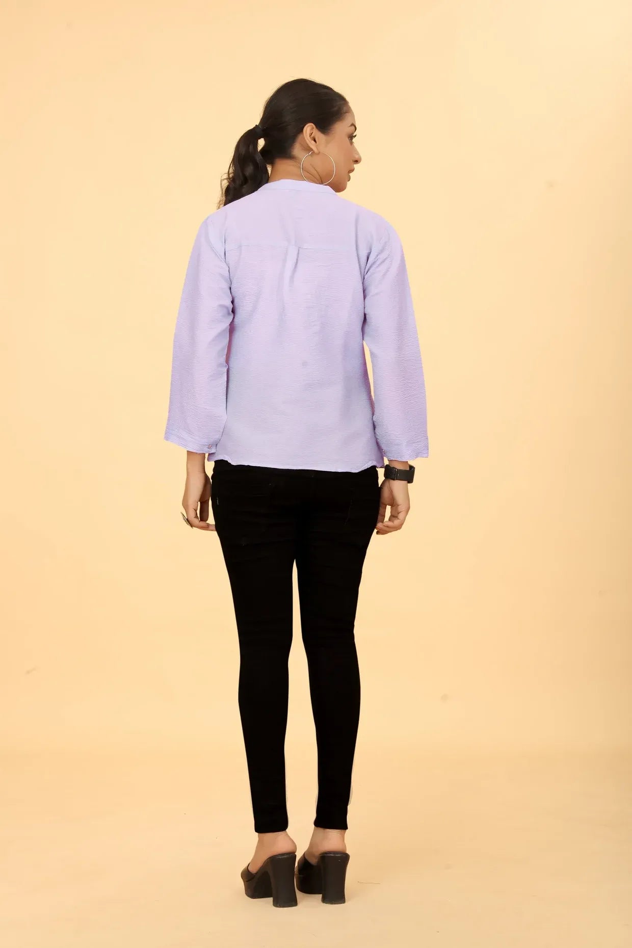 Cotton Tunic Lavender Women