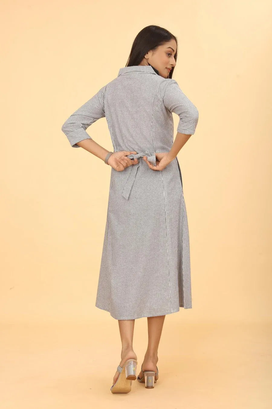Gray A-line Dress Women