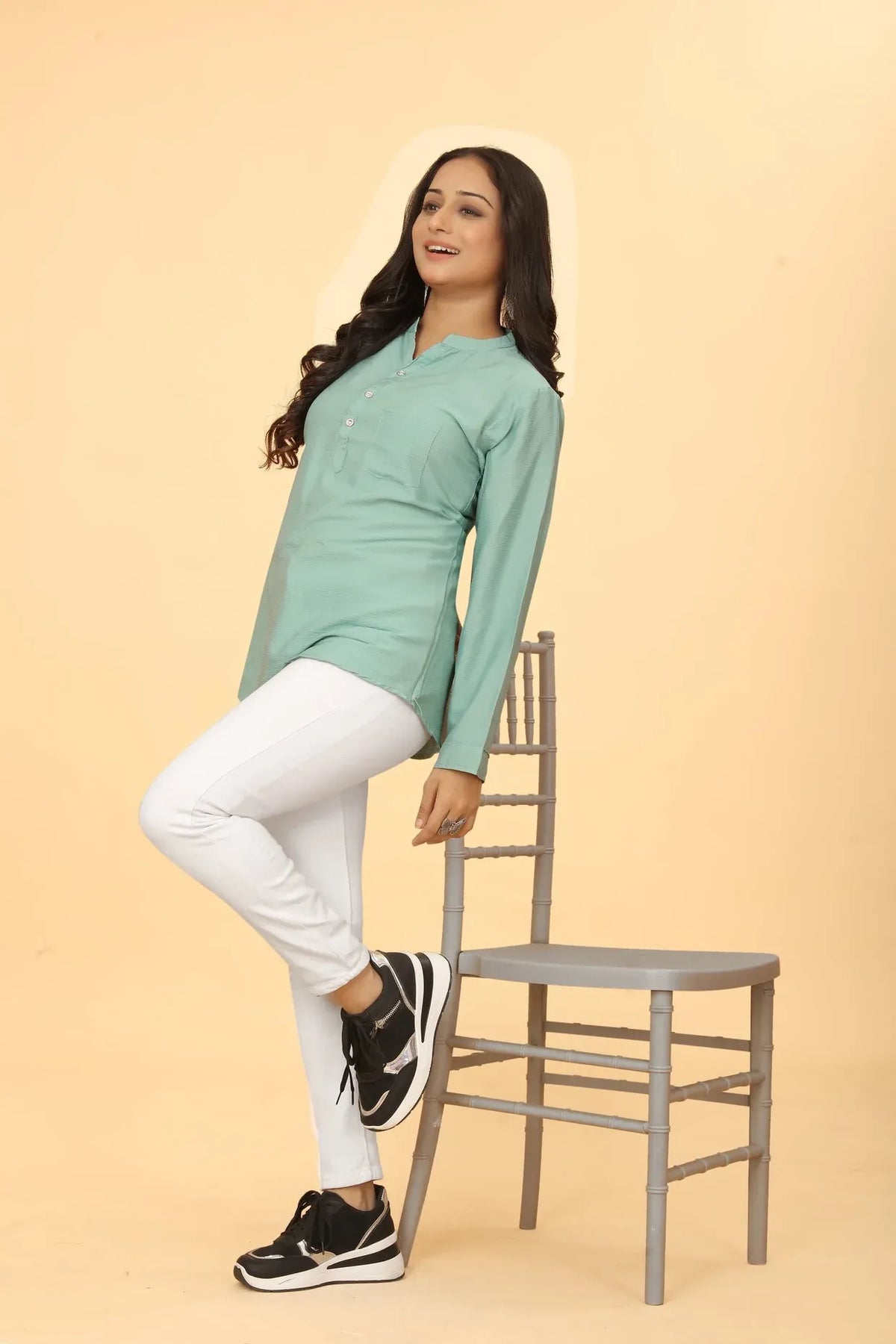 Green Cotton Tunic