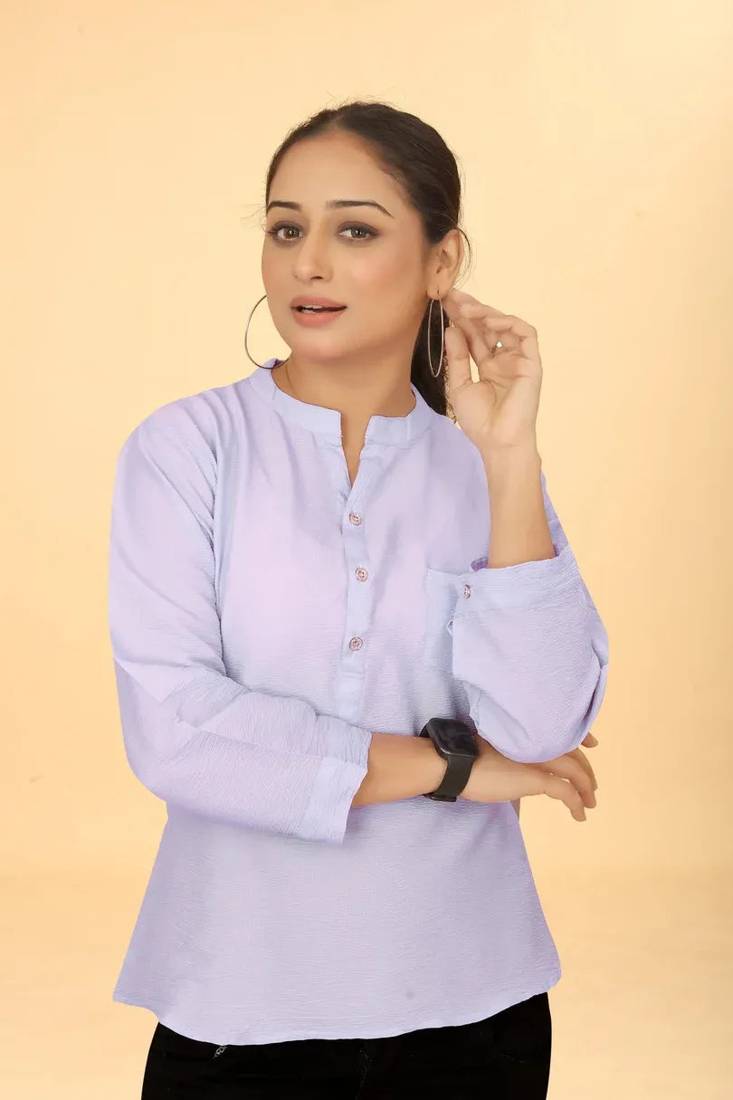 Lavender Cotton Tunic