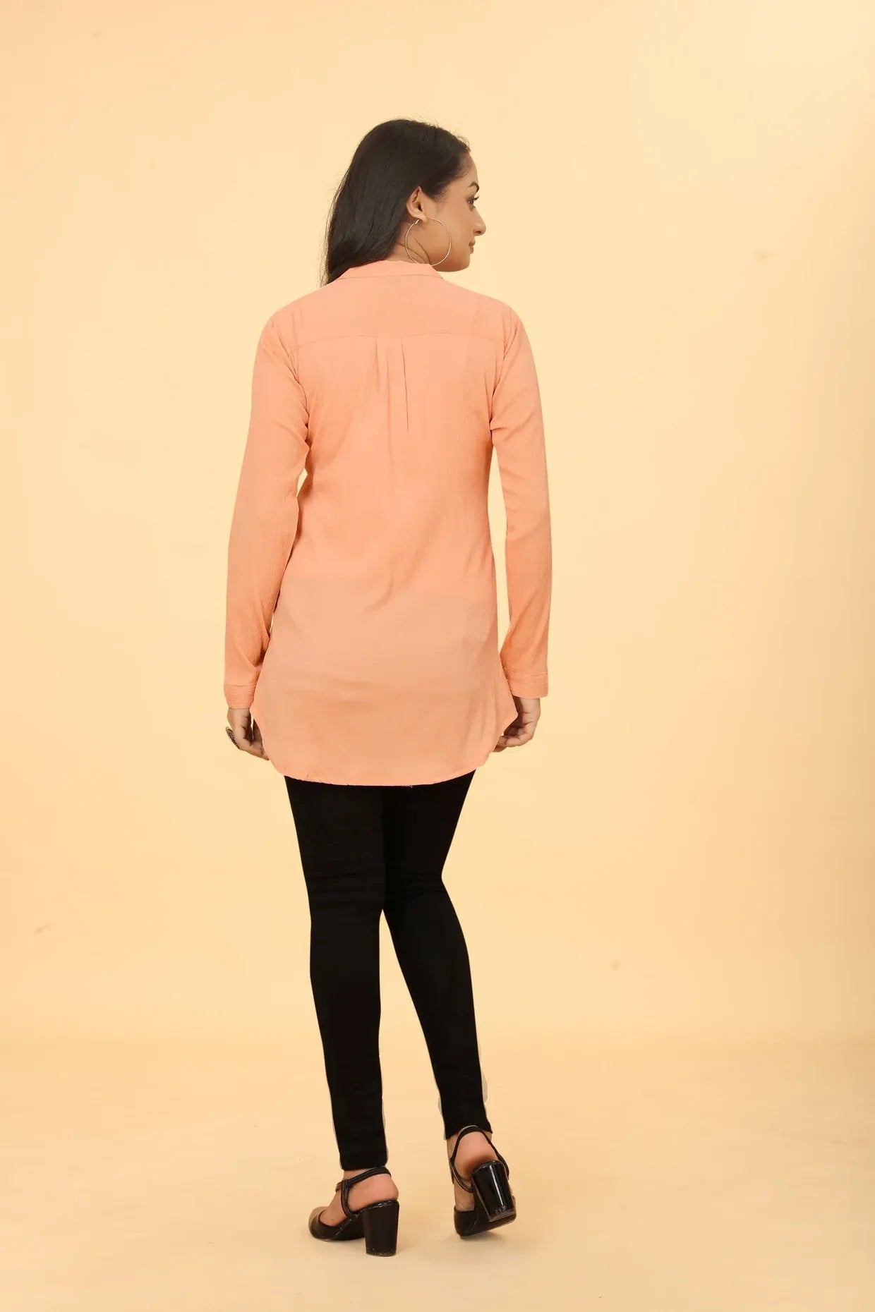 Orange Cotton Tunic