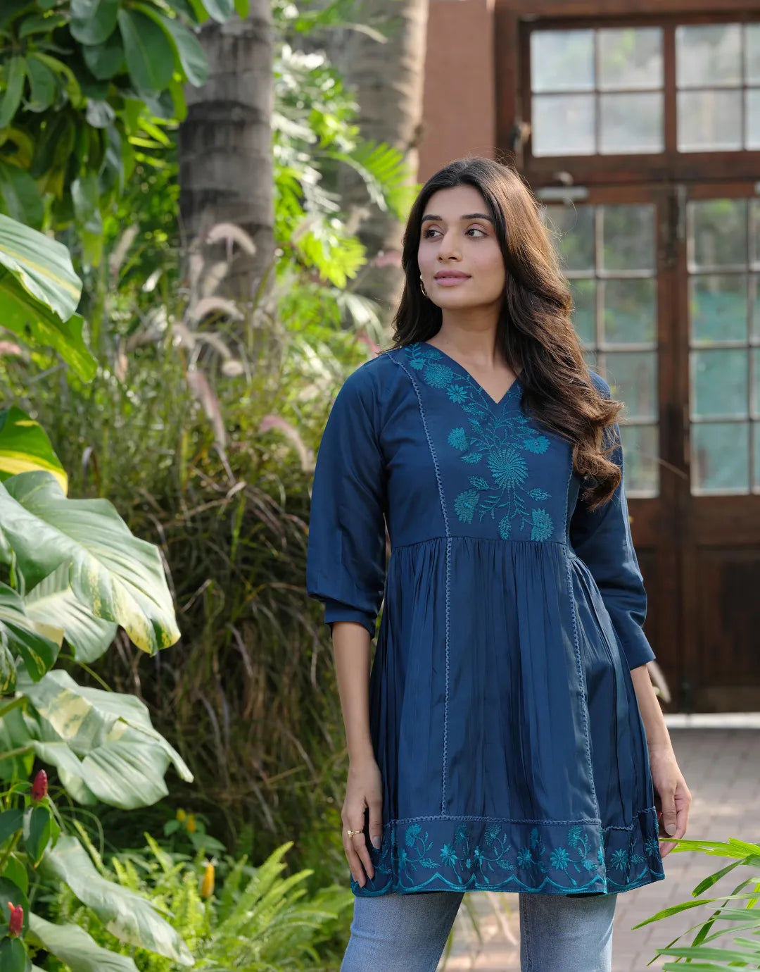 rama pleated tunic