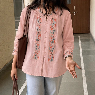 Pink Cotton Top