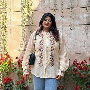 Cream Cotton Top