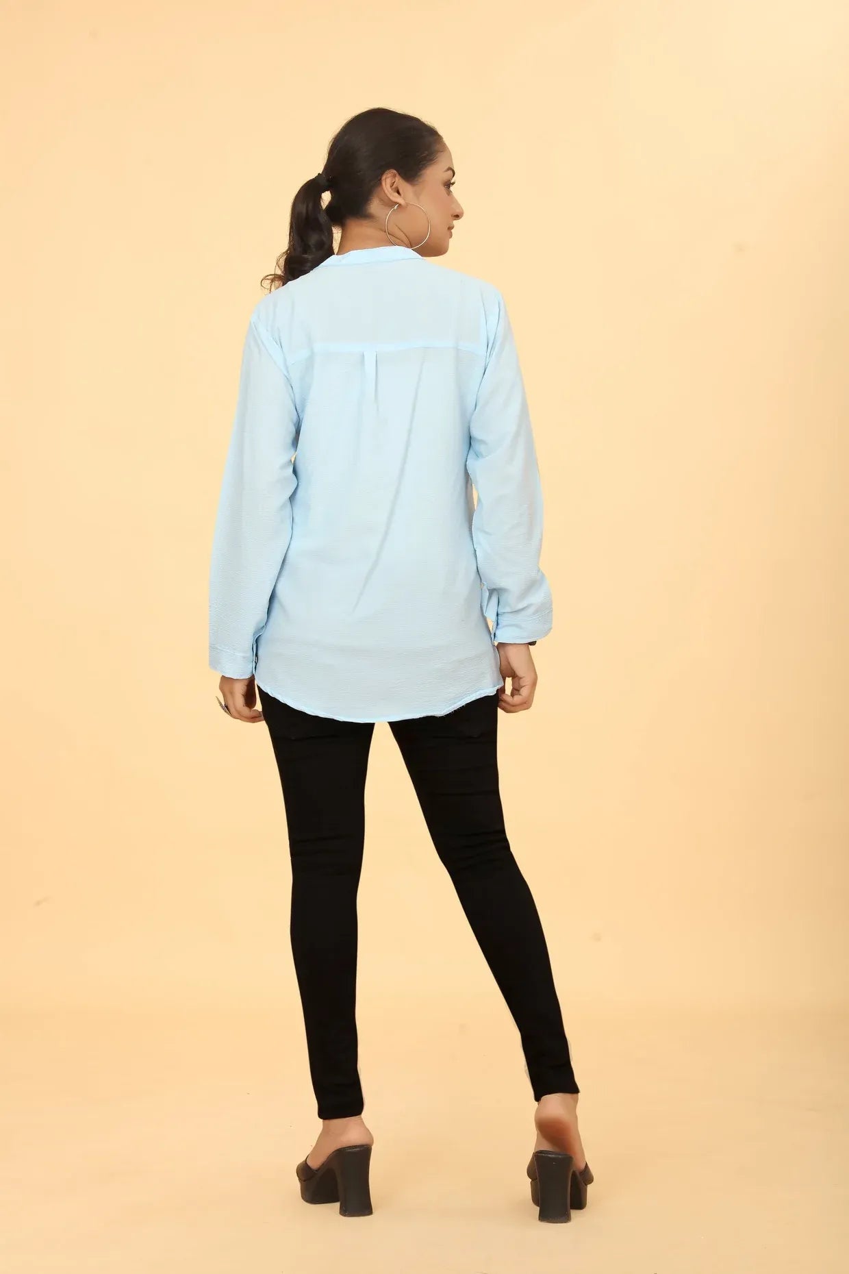 Sky Blue Cotton Tunic