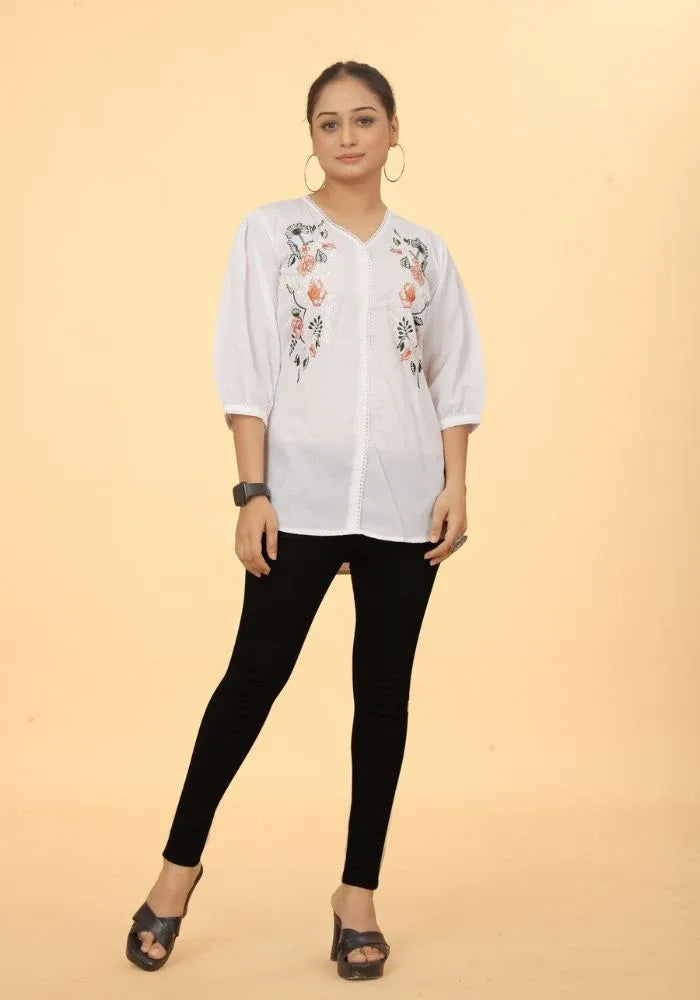 White Cotton Top